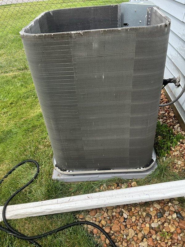 Completed comprehensive BFMA tune-up service on residential HVAC system with equipment age of 1+ years. Performed furnace maintenance including inspection and cleaning of blower wheel assembly, verified proper operation of all mechanical components, and inspected outdoor condensing unit positioned on concrete pad. All systems tested and confirmed operational with no deficiencies noted during this scheduled maintenance visit.