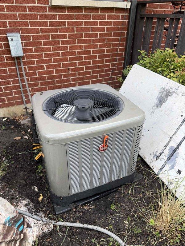 Completed comprehensive BFMA tune-up service on residential split system air conditioning unit. Performed thorough inspection of outdoor condenser unit and indoor air handler, including refrigerant line assessment, electrical connections verification, and component functionality testing. System operational and running within manufacturer specifications upon completion of maintenance protocol.