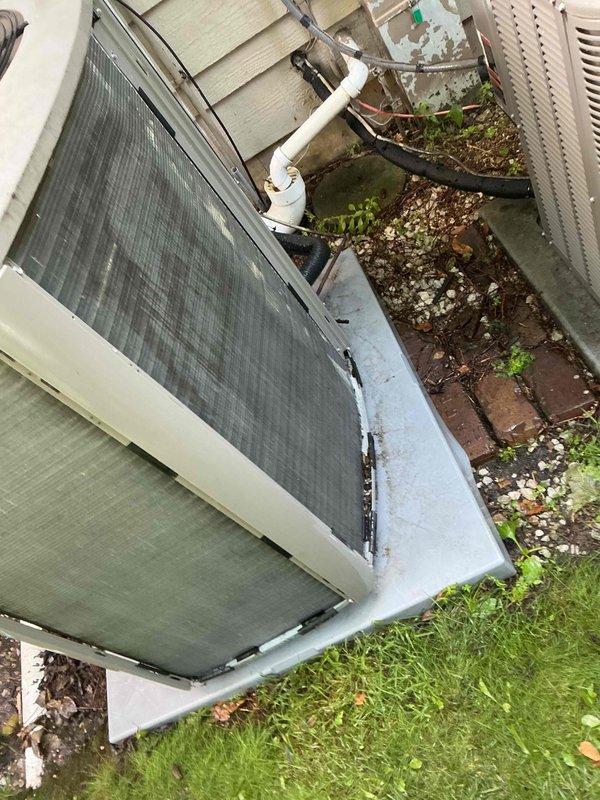 Completed comprehensive air conditioning tune-up on a 2-year-old residential condenser unit. Performed standard preventive maintenance including inspection of all major components, cleaning of condenser coils, verification of refrigerant levels, electrical connection testing, and fan motor operation check. Unit operating within normal parameters upon completion of service.