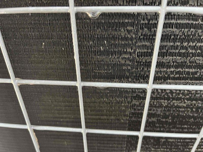 Completed comprehensive BFMA tune-up on 8-year-old HVAC system, including full AC service and preventative maintenance inspection. Performed heat exchanger and condenser coil examination, confirming proper fin integrity and thermal transfer capability across all coil sections. Replaced 20x25x5 pleated air filters as part of semi-annual filter change service, ensuring optimal airflow and system efficiency.