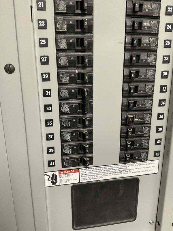 Conducted estimate on one-ton wall-mounted mini-split system in server room experiencing refrigerant loss. Inspected indoor unit and documented electrical panel configuration to assess system requirements and potential replacement options.