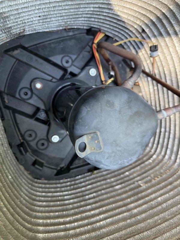 Senior technician returned to evaluate compressor condition and warranty status as requested. Upon thorough inspection of the outdoor unit, confirmed compressor failure with visible signs of age, oxidation, and mechanical wear. Verified electrical connections, assessed coil condition, and documented component deterioration with photographic evidence. Checked warranty coverage and determined compressor replacement was necessary to restore system functionality.