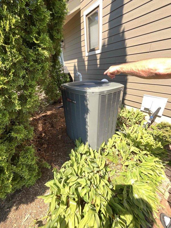 Completed comprehensive BFMA tune-up on 8-year-old residential air conditioning system, including full system inspection, filter replacement, and condenser coil evaluation. Noted significant dust and debris accumulation on condenser coil fins requiring attention to maintain optimal heat transfer efficiency. All routine maintenance procedures performed per manufacturer specifications, with system operational and ready for cooling season.