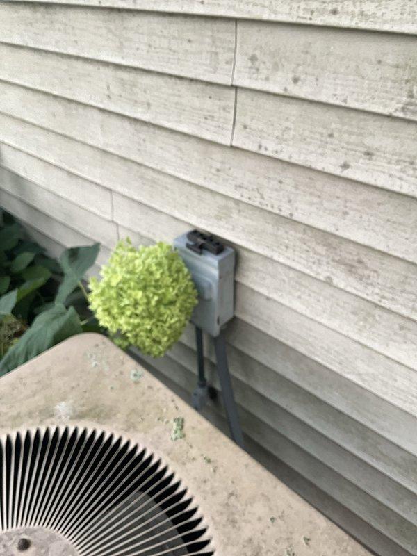 Responded to no cooling call where system was blowing lukewarm air. Upon arrival, found heavily soiled air filter restricting airflow to the system. Inspected outdoor condensing unit and verified equipment condition. Replaced dirty air filter with new filter to restore proper airflow. System operational upon departure.