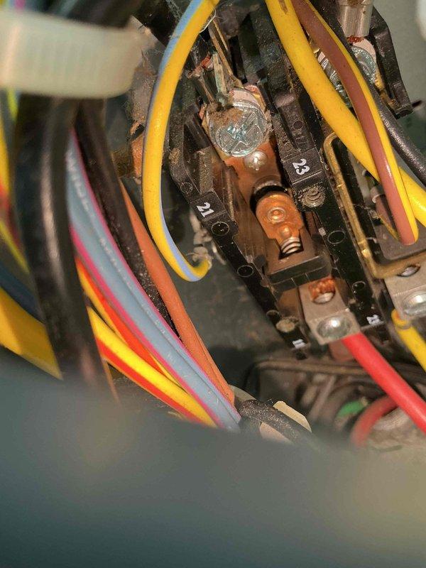 Completed comprehensive BFMA preventative maintenance tune-up on 16-year-old Carrier air conditioning system. Performed full system inspection including electrical connections, contactor assembly, and terminal block wiring verification; all connections tested secure with proper voltage readings. Inspected air handler unit and ductwork system in attic space; confirmed proper airflow and assessed overall system operation for seasonal readiness.