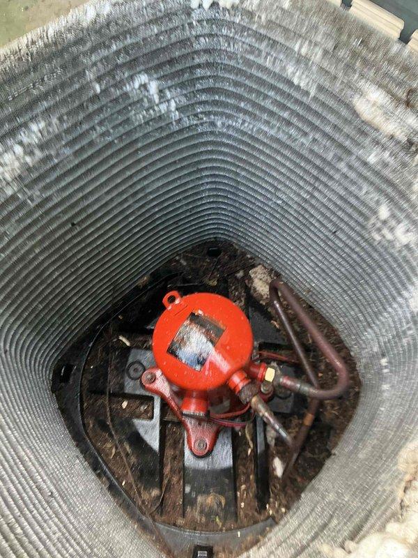 Completed comprehensive BFMA tune-up and air conditioning maintenance on 18-year-old system. Performed standard preventive maintenance protocol including inspection of all major components, cleaning of condensate drain system, and verification of proper operation. Documented equipment condition with photos showing sump pump assembly and drainage components, confirming proper function of condensate removal system and noting normal wear consistent with equipment age.