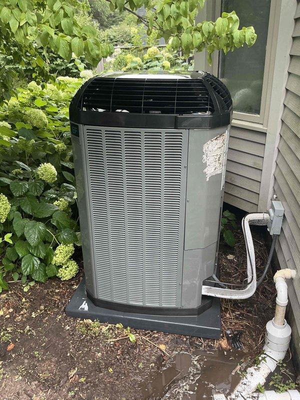 Completed comprehensive BFMA tune-up service on a 5-year-old residential air conditioning system. Performed standard preventive maintenance procedures including inspection of condenser unit, cleaning of exterior coils, verification of refrigerant line integrity, and assessment of electrical connections. All components operating within normal parameters upon completion of service.