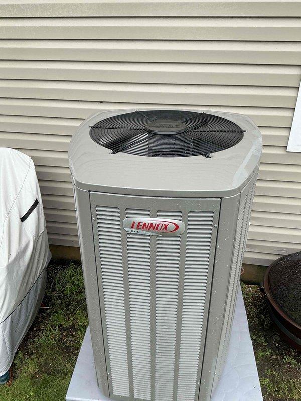 Performed comprehensive BFMA tune-up and preventive maintenance on Lennox outdoor condensing unit. Completed full system inspection, cleaned condenser coils, checked refrigerant levels, tested electrical connections, and verified proper operation of all components. Unit is operating within manufacturer specifications with no issues identified at this time.