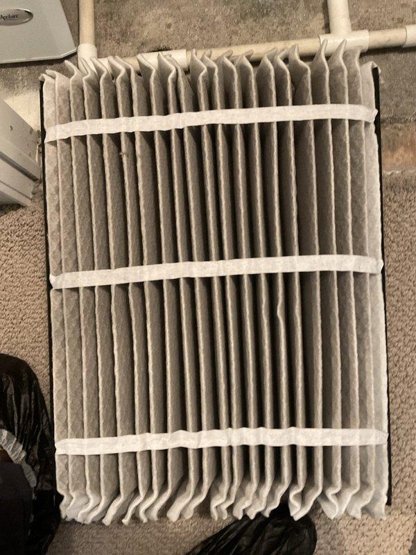 Completed comprehensive BFMA tune-up service on two air conditioning systems as part of scheduled preventive maintenance program. Performed standard inspection protocols including filter assessment, system performance evaluation, and documentation of equipment condition. Inspected air filter showing moderate dust accumulation and documented utility area mechanical installations including plumbing connections, electrical components, and battery backup system to ensure all ancillary equipment supporting HVAC operations was functioning properly.