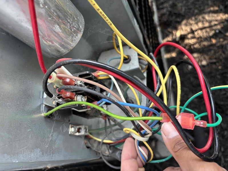 Completed comprehensive BFMA tune-up on 15-year-old air conditioning system during scheduled morning appointment. Performed thorough inspection and maintenance of outdoor condensing unit, including detailed examination and servicing of electrical wiring connections, terminal blocks, and control system components. Verified all wire connections were secure, properly terminated, and functioning according to manufacturer specifications to ensure safe and efficient system operation.