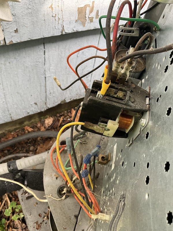 Completed comprehensive BFMA tune-up on an 11-year-old air conditioning system, including full inspection of evaporator coils, refrigerant lines, and electrical control components. Inspected finned coils showing moderate dust accumulation, copper refrigerant lines with normal oxidation patina, flexible ductwork, and insulation in acceptable condition. Evaluated electrical control panel containing relays, contactors, and wiring connections, noting age-appropriate wear and environmental exposure on housing and components, with all systems operational upon completion of maintenance protocol.