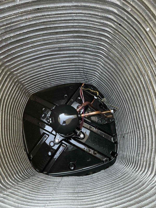 Completed comprehensive BFMA tune-up service on residential air conditioning system with equipment age of 2+ years. Performed standard maintenance protocol including inspection of outdoor condenser unit, verified proper operation of compressor and motor assembly, checked refrigerant lines and electrical connections, and cleaned condenser coils. All components found to be in good operating condition with unit functioning within normal parameters.
