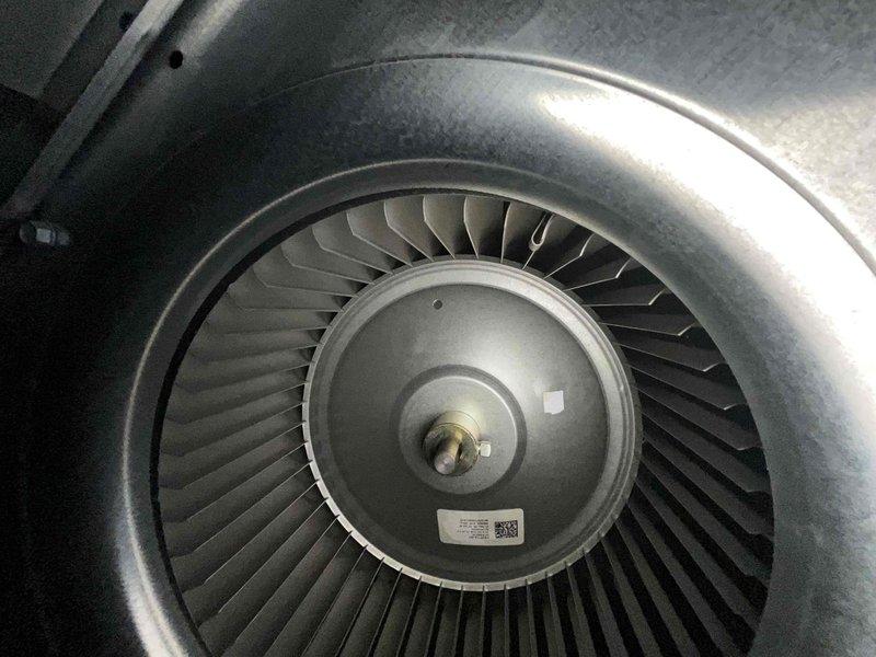 Completed comprehensive BFMA tune-up on 9-month-old residential air conditioning system during scheduled afternoon appointment. Performed thorough inspection of evaporator coil assembly, which revealed significant accumulation of dust and debris on aluminum fins despite relatively new equipment age, indicating inadequate air filtration or high particulate environment. Cleaned evaporator coil to restore proper airflow and heat transfer efficiency. Inspected and serviced centrifugal blower wheel assembly, verifying proper operation and clearances within housing. Assessed overall system performance and confirmed all components operating within manufacturer specifications following maintenance procedures.