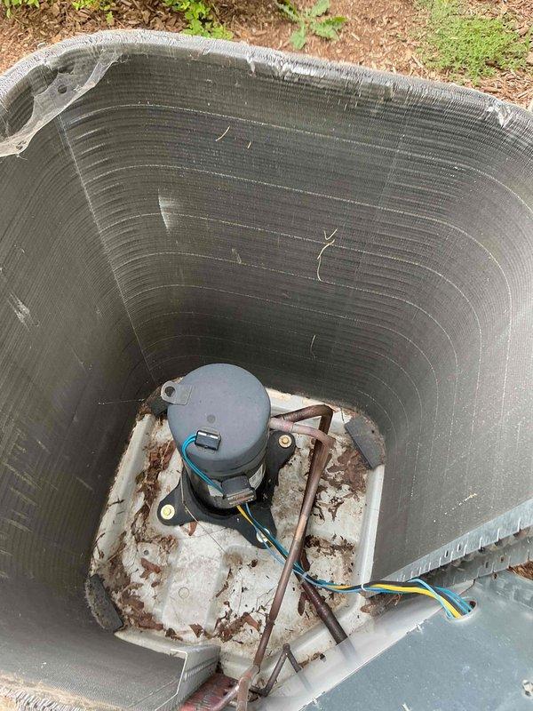 Completed comprehensive BFMA tune-up on 7-year-old air conditioning system. Performed full system inspection including blower motor assembly and evaporator unit, verified proper operation of all mechanical components, and inspected condensate pump system located in underground collection well. All equipment found operating within normal parameters with no immediate service needs identified.