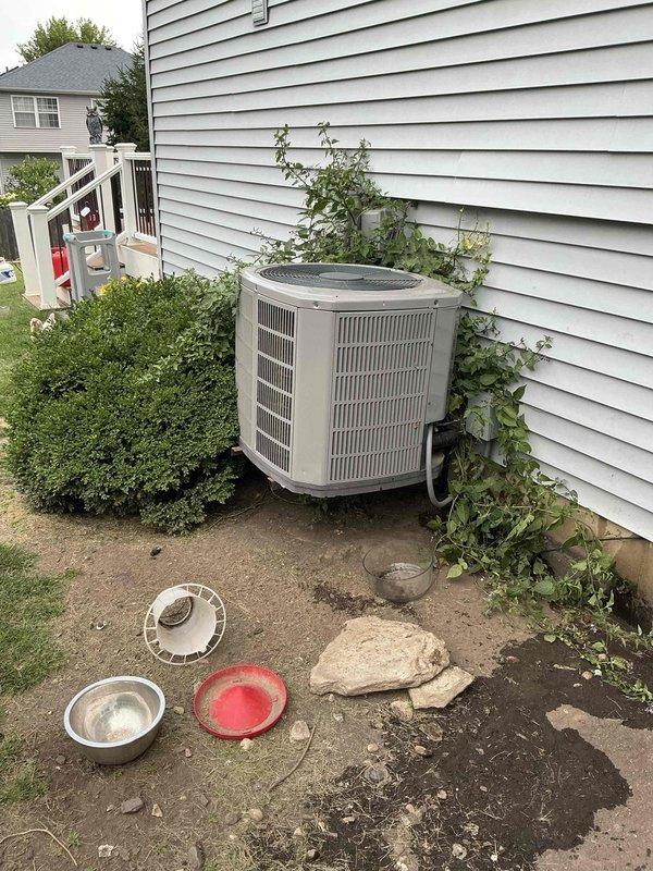 Completed comprehensive BFMA tune-up service on a 4-year-old residential air conditioning system. Performed standard maintenance protocol including inspection of outdoor condenser unit with horizontal fin coil assembly, evaluated evaporator coil condition which showed accumulation of dust and debris on fins, and conducted complete system performance assessment. All components were inspected, cleaned as needed, and system operational parameters verified to ensure optimal cooling efficiency for the upcoming season.