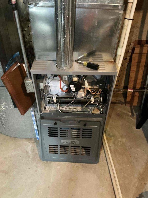 Performed comprehensive evaluation of existing residential air conditioning system and indoor coil assembly. Unit currently operational but exhibiting reduced cooling performance and efficiency concerns. Conducted thorough inspection of furnace cabinet housing the evaporator coil, examining internal components including blower motor assembly, refrigerant lines, and electrical connections. Assessed circuit breaker panel to verify dedicated 30-amp air conditioning circuit and electrical supply integrity. Documented equipment conditions and system configuration to provide estimate for complete A/C condenser and evaporator coil replacement recommendation.