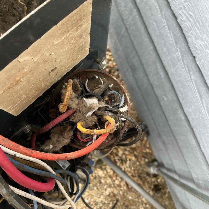 Completed comprehensive BFMA tune-up and preventive maintenance on 7-month-old air conditioning system. Performed full system inspection, cleaned condenser coils, checked refrigerant levels, tested electrical connections, verified proper airflow, and confirmed all components operating within manufacturer specifications. System running efficiently with no issues identified during service visit.