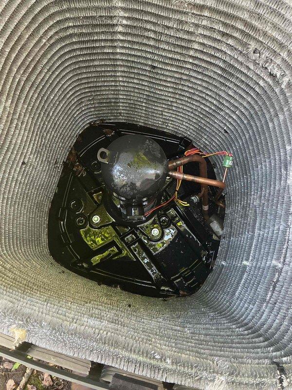 Completed comprehensive BFMA tune-up service on Trane XR series air conditioning system with equipment age exceeding two years. Performed standard maintenance protocol including inspection of outdoor condenser unit, verification of compressor operation, examination of refrigerant lines and connections, assessment of fan assembly and grille condition, and evaluation of unit mounting and surrounding clearances. All components found operating within normal parameters with no immediate service concerns identified.