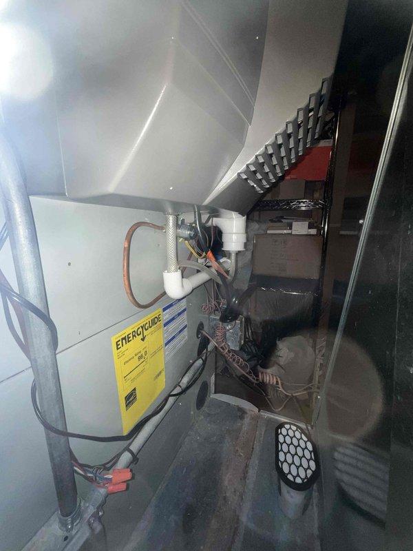 Installed Healthy Climate powered humidifier system with proper electrical connections and verification of wiring integrity. Additionally installed APCO X UV bulb unit for enhanced indoor air quality. Training provided during installation to ensure proper techniques and system integration with existing HVAC equipment.