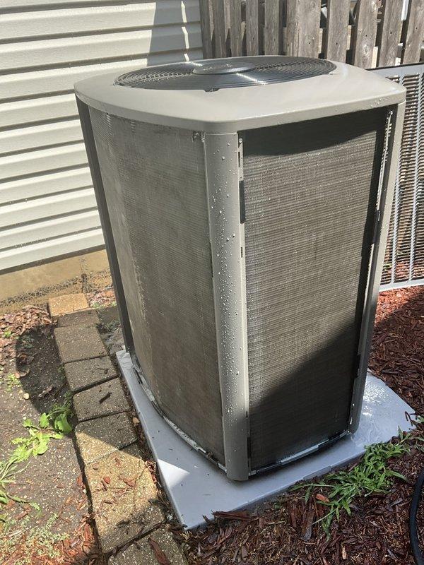 Completed comprehensive BFMA tune-up on residential Lennox air conditioning system, approximately 9 years old. Performed standard preventive maintenance procedures including inspection of condenser unit, verification of proper operation, and system performance evaluation. Unit found in good operational condition with no immediate repairs required.