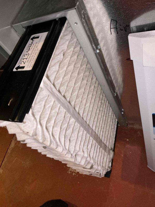 Completed comprehensive AC tune-up on 7+ year old system, including inspection of all major components, cleaning of condenser coils which showed moderate debris accumulation, and replacement of air filter. Provided thermostat operation instruction and troubleshooting assistance to address customer's difficulty with temperature control settings, ensuring proper understanding of system controls before departure.