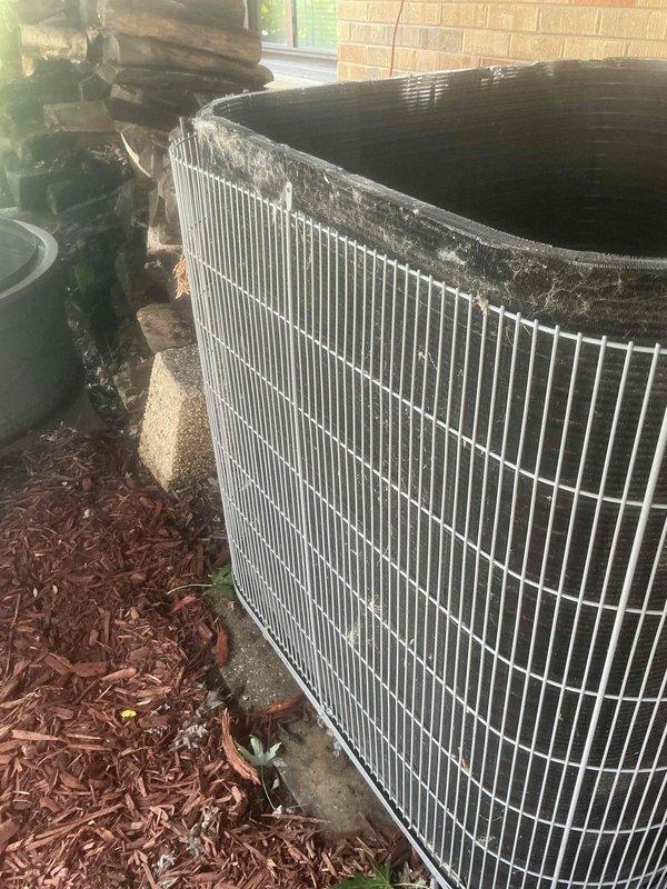 Completed comprehensive AC tune-up for monthly plan member during scheduled afternoon appointment. Performed full system inspection of outdoor condenser unit and indoor components, noting visible dirt and debris accumulation on condenser coils and exterior grill. Inspected air filter showing normal dust accumulation from use, verified system operating within proper parameters with no immediate service needs identified.
