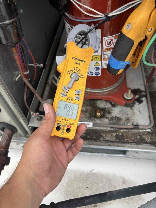 Performed scheduled BFMA preventative maintenance tune-up on three rooftop units of varying ages (3, 4, and 25 years old). Completed comprehensive inspection of all three RTUs including both refrigerant circuits on dual-circuit systems, verified electrical performance using diagnostic meters, and replaced air filters on all three units. All systems operational and running within manufacturer specifications upon completion.