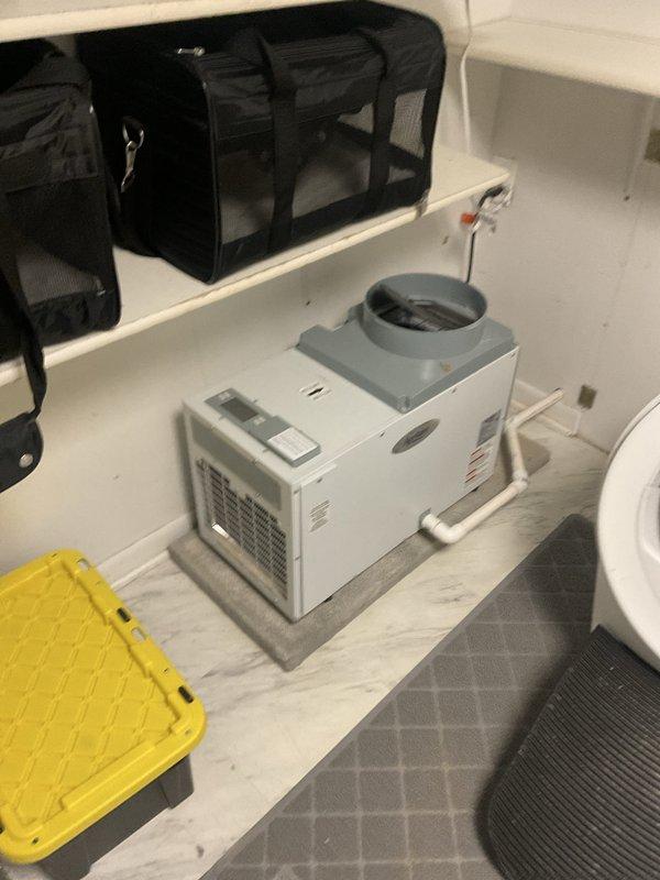 Responded to follow-up service call regarding continued leaking near HVAC system after previous pipe replacement. Upon inspection of the Lennox furnace and associated equipment, identified that the new leak was condensate discharge from the Aprilaire humidifier unit rather than refrigerant line leakage. Verified all copper refrigerant lines and connections were secure with no signs of oil or refrigerant seepage. Traced condensate drainage system and found improper drainage causing water accumulation in the same general area as the previous repair, leading to customer confusion about the leak source. Cleared condensate line obstruction, confirmed proper drainage flow, and verified all HVAC components were operating within normal parameters with no active leaks present at time of departure.