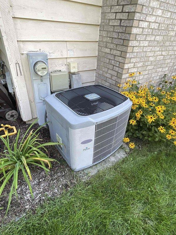 Conducted site evaluation for backdraft issues affecting fireplace and multiple appliances. Assessed existing HVAC system including furnace, air handler, and outdoor condensing unit to determine feasibility of Energy Recovery Ventilator (ERV) installation to resolve negative pressure conditions and improve indoor air quality.
