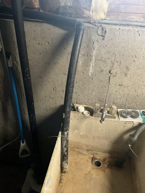 Completed complimentary sump pump inspection following recent installation work. Visual assessment confirmed proper operation of sump pump system, verified discharge piping configuration and connections, and checked basin condition and float switch functionality. All components found to be operating within normal parameters with no immediate service needs identified.