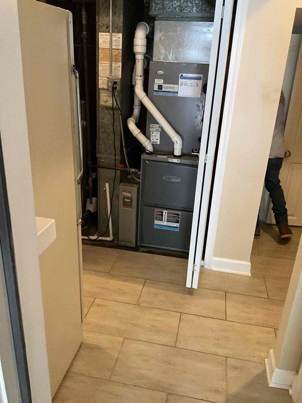 Completed comprehensive duct cleaning service for residential HVAC system consisting of Armstrong Air furnace and air handler unit. Performed thorough cleaning of all supply and return ducts using high-volume air compressor with air whip attachments, combined with negative pressure vacuum system equipped with HEPA filtration to capture all dirt, dust, and particulate matter from the ductwork and equipment area.