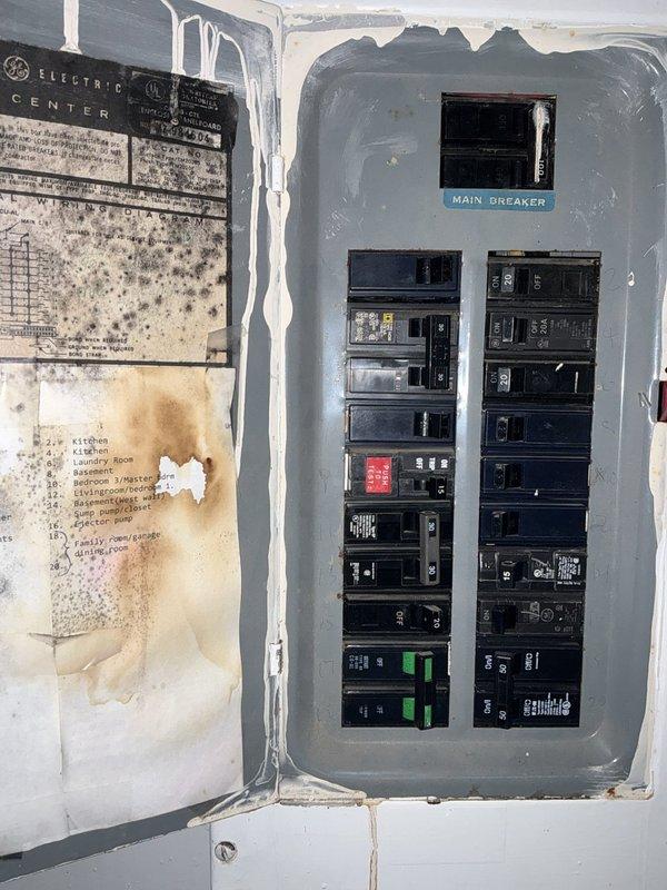 Conducted comprehensive sales estimate for complete HVAC system replacement of 20+ year old Trane furnace and Space-Gard air handler unit located in basement mechanical room. Documented existing equipment condition, electrical panel configuration with main breaker service, and overall system infrastructure including ductwork, PVC condensate piping, and associated components to provide accurate replacement recommendations for aged residential heating and cooling system.