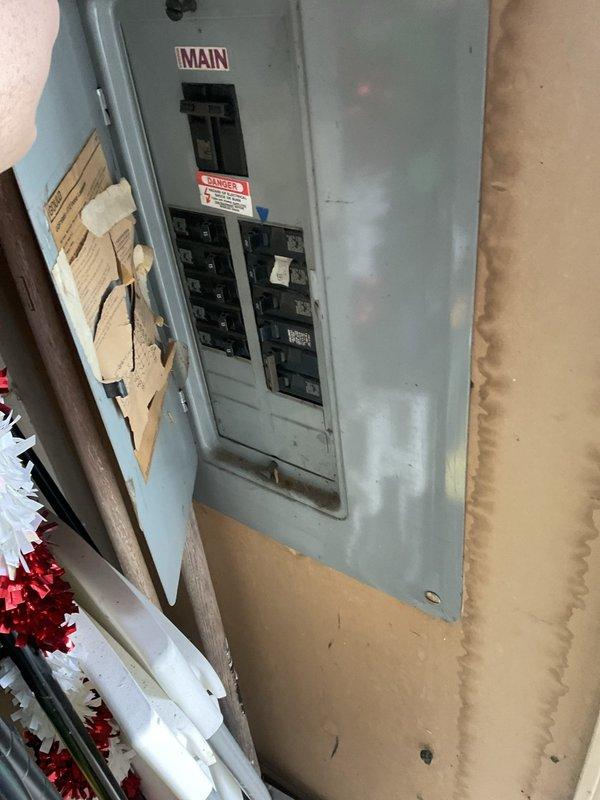 Responded to no cooling call on residential split system air conditioning unit. Upon arrival, found tripped breaker at main electrical panel. Reset breaker and verified system startup, confirming proper operation of both indoor and outdoor units with normal airflow and cooling cycle restored.