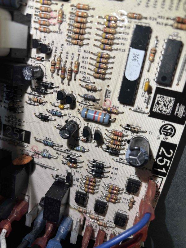 Completed comprehensive BFMA tune-up service on commercial HVAC system including hanging unit air handler and furnace equipment approximately 4 years old. Performed thorough inspection of blower motor assembly, electrical components, and control board circuitry, verifying all connections, capacitors, and integrated circuits functioning properly. All system components operating within manufacturer specifications with no deficiencies noted.
