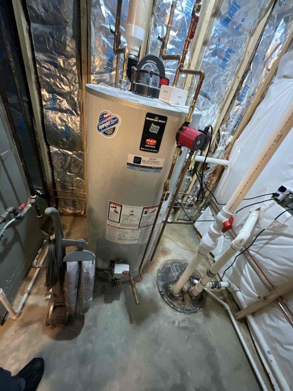 Completed comprehensive BFMA tune-up service on two furnace units, both over 6 years old. Performed thorough inspection and maintenance procedures, including cleaning and servicing burner assemblies with multiple orifice components as shown in documentation. Inspected associated water heater and plumbing systems in utility area, verified proper operation of circulation pump and copper piping connections, and ensured all equipment was functioning within manufacturer specifications before completing service within requested timeframe.
