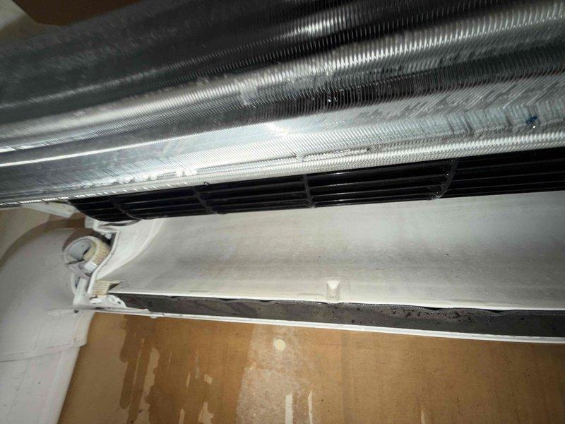 Performed comprehensive deep cleaning of the wall-mounted mini-split head unit, including thorough cleaning of the evaporator coil and blower wheel to restore optimal airflow and system efficiency. Replaced the ignitor on the Navien unit as part of the repair service. All work was completed during the scheduled morning appointment, with the unit tested and confirmed operational upon completion.