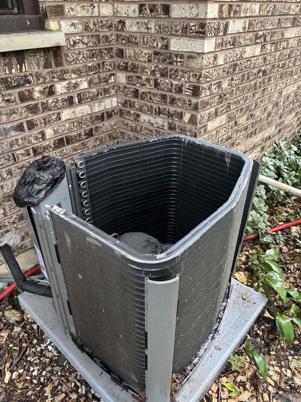 Completed comprehensive BFMA tune-up on 9-month-old residential air conditioning system. Performed full system inspection of outdoor condensing unit, verified proper operation of all components, checked refrigerant levels, cleaned condenser coils, and inspected electrical connections. Replaced air filter in the air handler unit with new pleated filter to ensure optimal airflow and system efficiency.