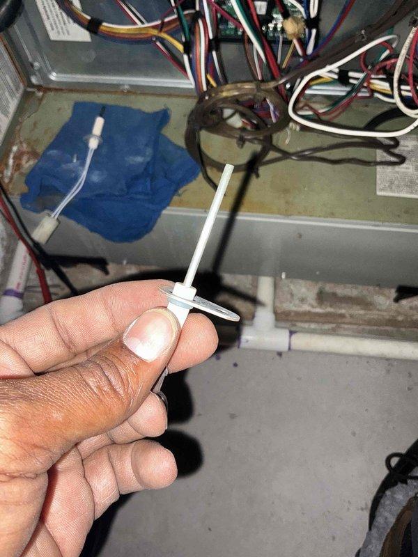 Completed comprehensive BFMA tune-up service including furnace maintenance and humidifier inspection. Performed carbon monoxide safety testing at the heat exchanger with results showing 0 ppm, confirming safe operation and proper combustion. Inspected temperature sensor, electrical connections, condensate system, and all mechanical components to ensure optimal system performance for the heating season.