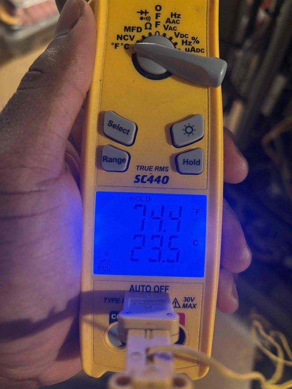 Completed fall preventative maintenance and tune-up on a four-year-old Trane furnace located in basement. Performed comprehensive system inspection, cleaning, and operational testing using calibrated digital multimeter to verify electrical components and safety controls. All systems operating within manufacturer specifications with no issues found.