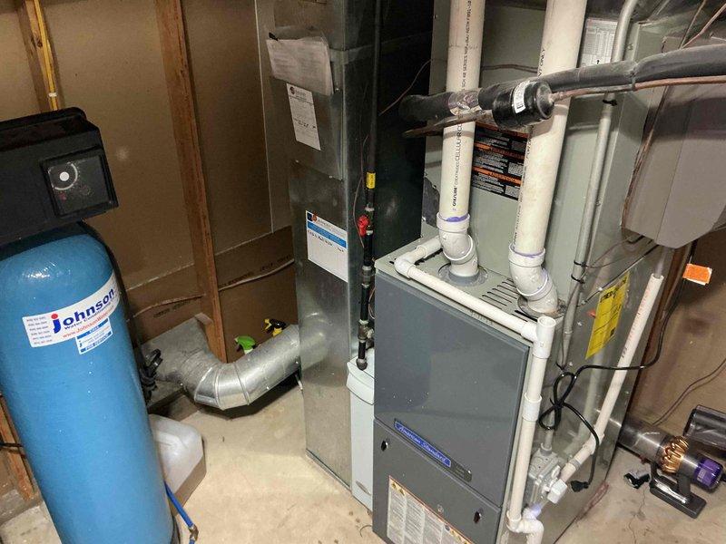 Completed comprehensive BFMA preventive maintenance tune-up on 13-year-old residential furnace system. Performed full inspection of heating unit, including burner assembly, heat exchanger, blower motor, and all safety controls, ensuring optimal operation and efficiency. Documented equipment condition with photographs and verified all components are functioning within manufacturer specifications.