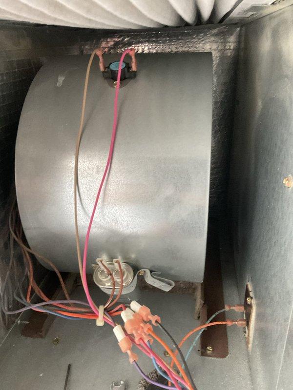 Completed comprehensive air conditioning tune-up on 10-year-old vertical air handler unit. Performed full system inspection including blower motor assembly, electrical connections, refrigerant lines, and all safety controls. All components found operating within normal parameters; system tested and confirmed ready for cooling season.