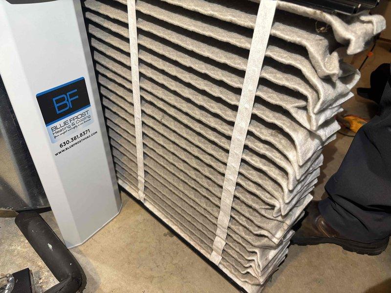 Completed comprehensive BFMA tune-up on commercial facility including preventive maintenance on two furnace units and two humidifier systems. Performed full inspection of burner assemblies, heat exchangers, and gas valve operations on both furnaces, replaced air filters, and serviced humidifier components including water panels and distribution systems. All equipment tested and confirmed operational within manufacturer specifications.