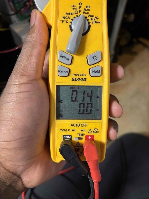 Completed comprehensive BFMA tune-up service including furnace inspection and maintenance, humidifier service with #35 pad replacement, and semi-annual filter change #213. Performed electrical diagnostics using clamp meter to verify system amperage draw and operational parameters. Inspected blower wheel assembly and confirmed proper airflow through evenly-spaced fins with no obstructions or damage noted.