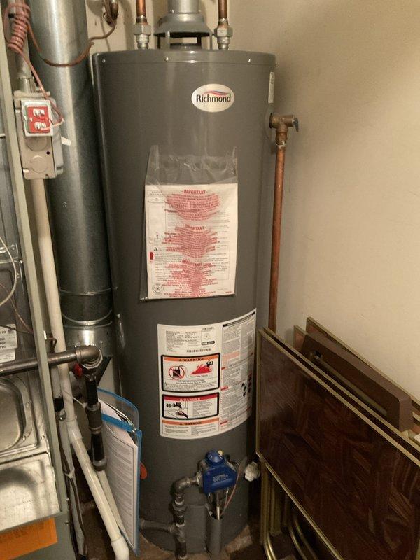 Completed comprehensive BFMA tune-up service on residential heating system, including full furnace and humidifier maintenance. Performed thorough inspection of all furnace components, verified proper operation of burner assembly, heat exchanger, and blower motor. Inspected and serviced humidifier unit, checking water supply, drain line, and pad condition. Replaced air filter with new pleated media filter to ensure optimal airflow and indoor air quality. Verified proper operation of Richmond water heater during system inspection. All equipment tested and confirmed operating within manufacturer specifications.