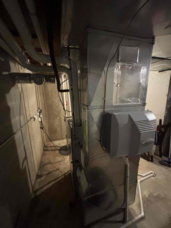 Completed comprehensive BFMA tune-up service on 11+ year old furnace system, including full furnace inspection and maintenance, dryer vent cleaning, humidifier service, bulb replacement, and filter change. All equipment tested and operating within normal parameters. System components cleaned, inspected for wear, and verified proper functionality to ensure optimal heating season performance.