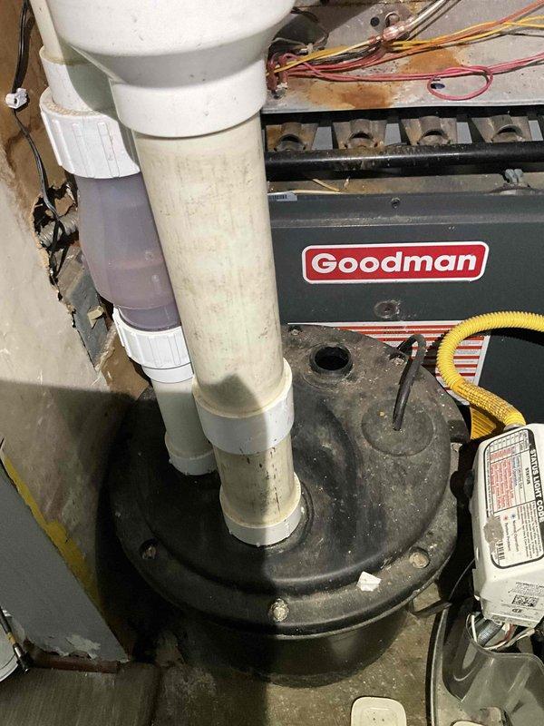 Completed comprehensive BFMA furnace tune-up on 11-year-old Goodman heating system. Performed full inspection of blower assembly, noting dirt accumulation on squirrel cage fan blades; cleaned and serviced blower wheel to restore optimal airflow efficiency. Inspected all electrical connections, condensate drainage system, and unit mounting; verified proper operation of all components and confirmed system is functioning within manufacturer specifications.