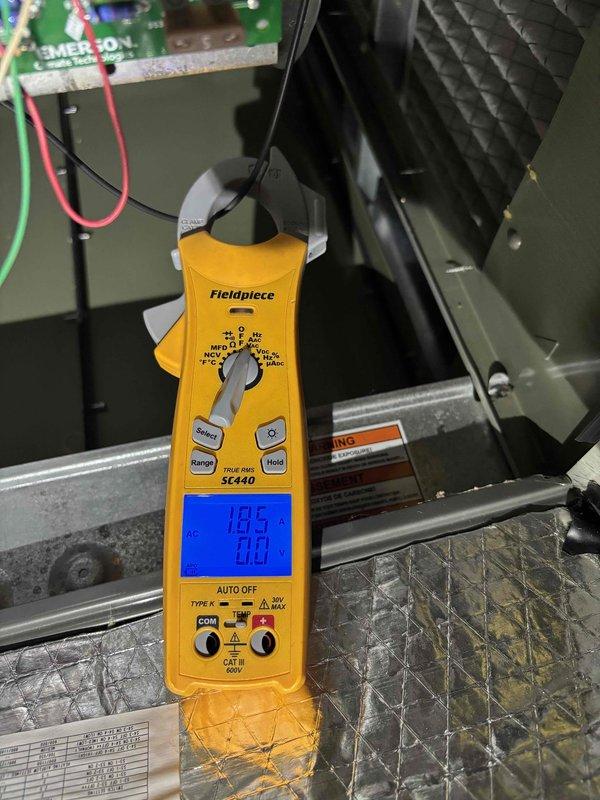 Completed comprehensive furnace tune-up and preventive maintenance as part of recurring BFMA service agreement. Performed complete system inspection on 4-year-old residential furnace unit located in basement mechanical room, including electrical testing with clamp meter to verify proper amperage draw and system performance. All components checked, system operating within manufacturer specifications, and equipment confirmed ready for heating season.