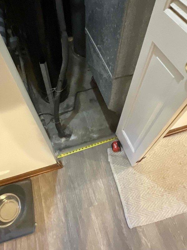 Responded to no-heat call and diagnosed cracked heat exchanger requiring immediate furnace replacement. Provided comprehensive estimate for new air handler installation in utility closet, including proper ductwork connections, condensate pump integration, and system sizing evaluation. Documented existing equipment configuration and measured space constraints to ensure proper equipment selection and comfort system design for the home.