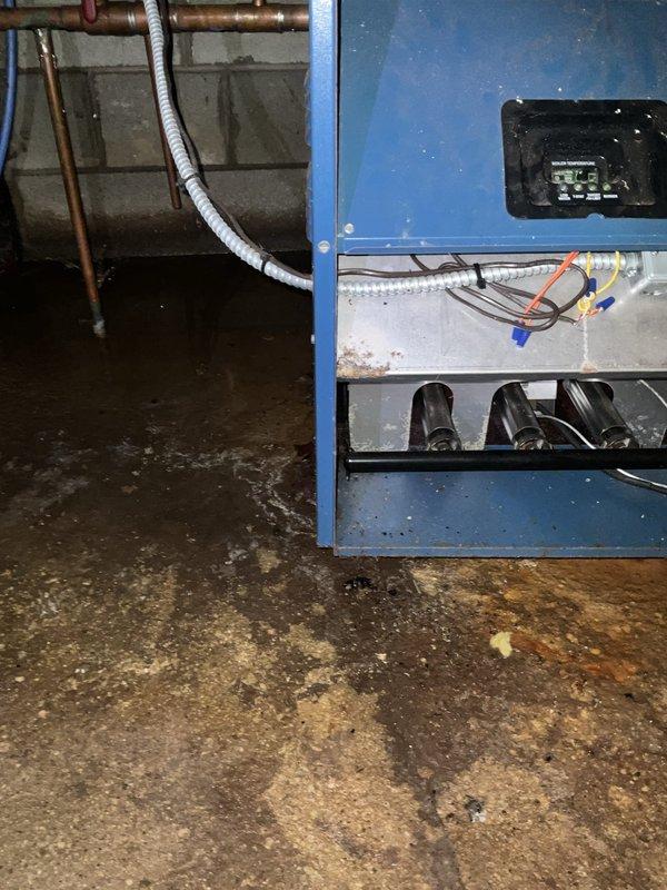 Responded to no heat call on 9-year-old Dunkirk boiler system. Upon arrival, performed diagnostic assessment and identified faulty electrical connections in the control circuit. Opened access panel, inspected wiring, and replaced damaged wire connections with new wire nuts. Tested boiler operation, verified proper ignition sequence, and confirmed heat delivery to system. Unit restored to full operational status.