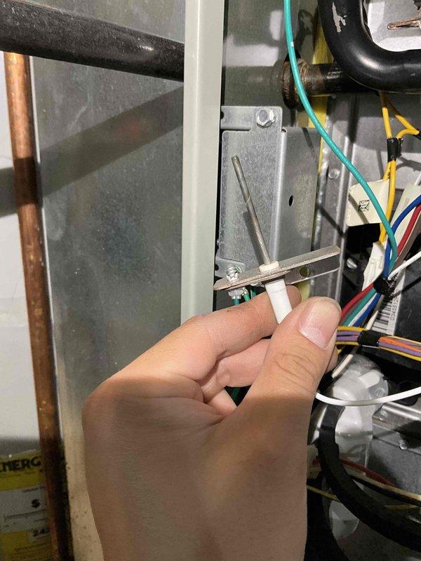 Completed comprehensive BFMA furnace tune-up on 9-year-old heating system, including full inspection of all mechanical and electrical components. Replaced humidifier filter pad as requested by homeowner with proper size 35 pad, inspected and tested furnace fuse and electrical connections to ensure proper operation. All system components found to be functioning within normal parameters upon completion of preventative maintenance service.